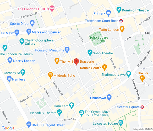 Busaba Soho map address